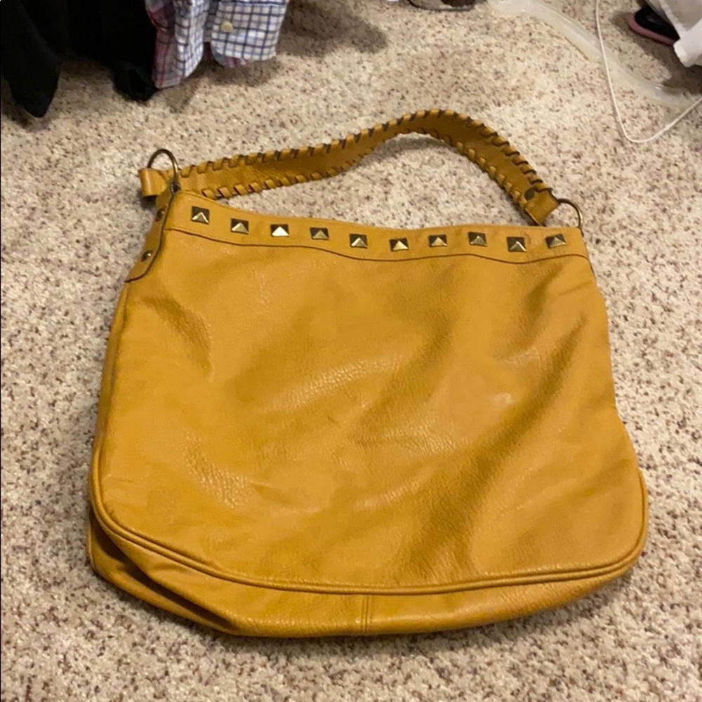 mustard yellow purse